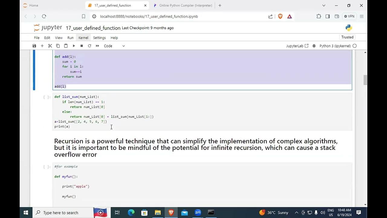 python return keyword and print statement - YouTube