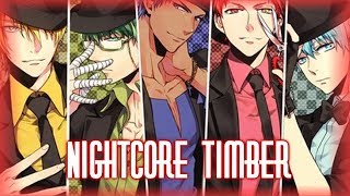 Nightcore - Timber (switching vocals)