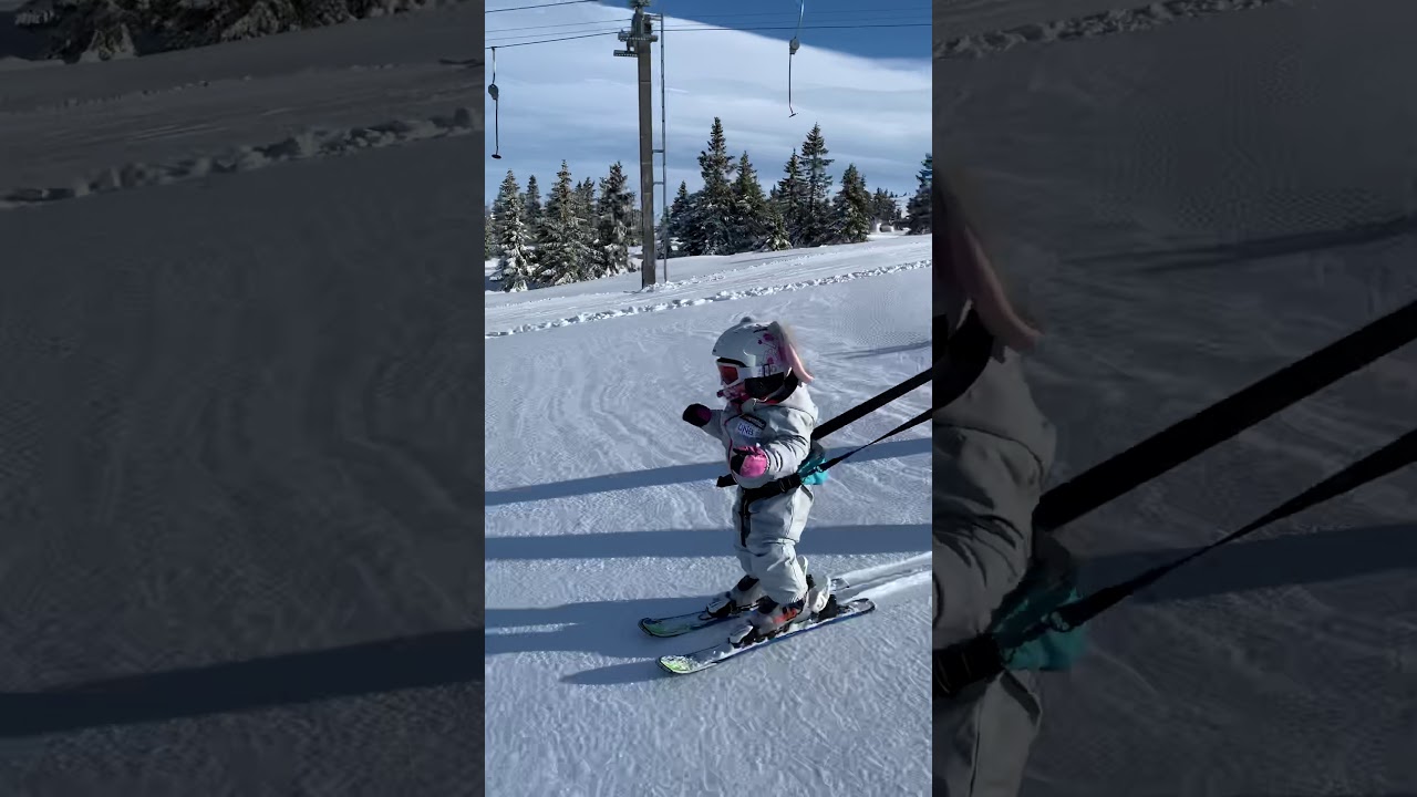 Toddler skiing YouTube