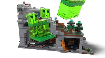 Showcasing all the secrets: 21137 The Mountain Cave – LEGO Minecraft - Product Animation
