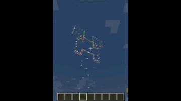 How to make creeper head fireworks in Minecraft #shorts #minecraft #minecraftshorts