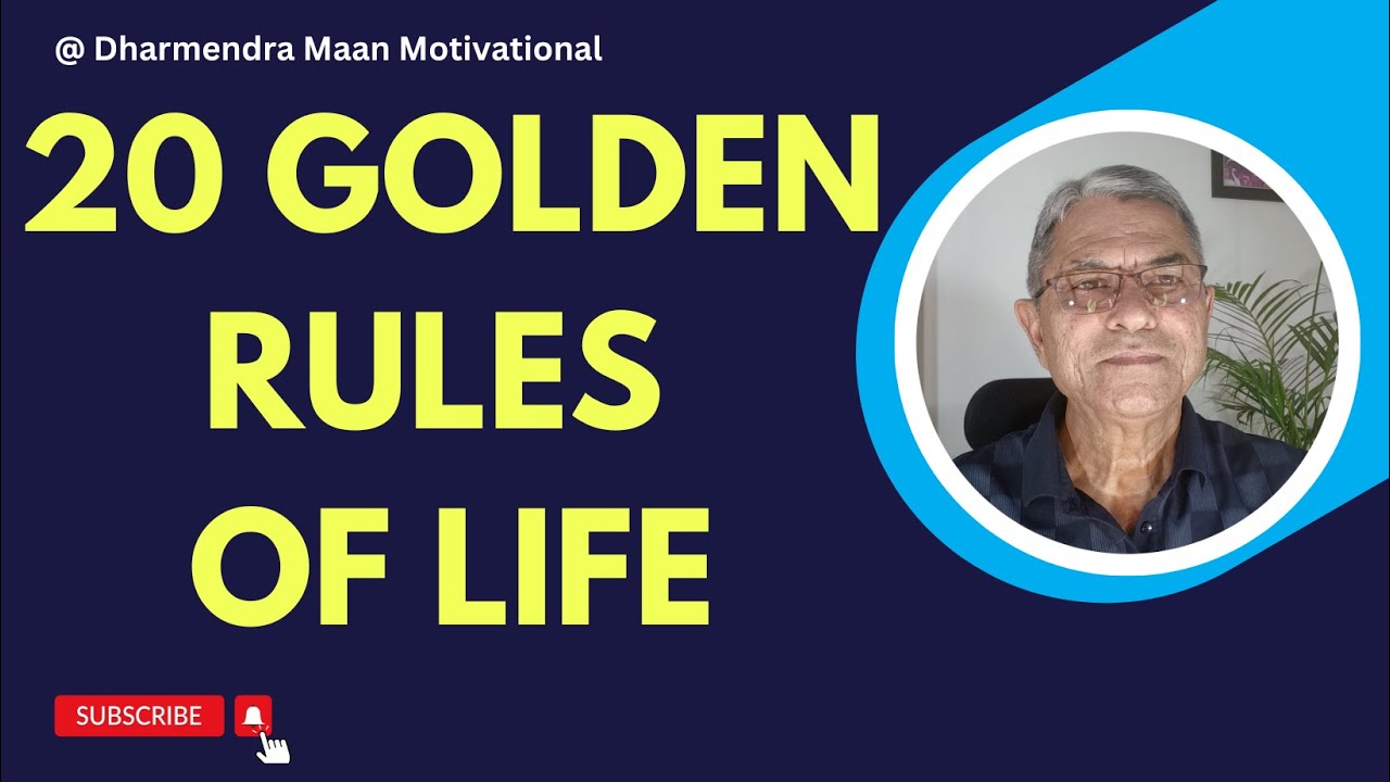 Golden Rules for living Good Life I 20 Rules I 54 Million Facts - YouTube