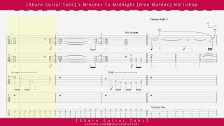 [Share Guitar Tabs] 2 Minutes To Midnight (Iron Maiden) HD 1080p