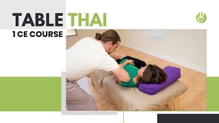 Table Thai 1 Hour Free CE Credit NCBTMB How to Upper Back and Neck Pain Relief