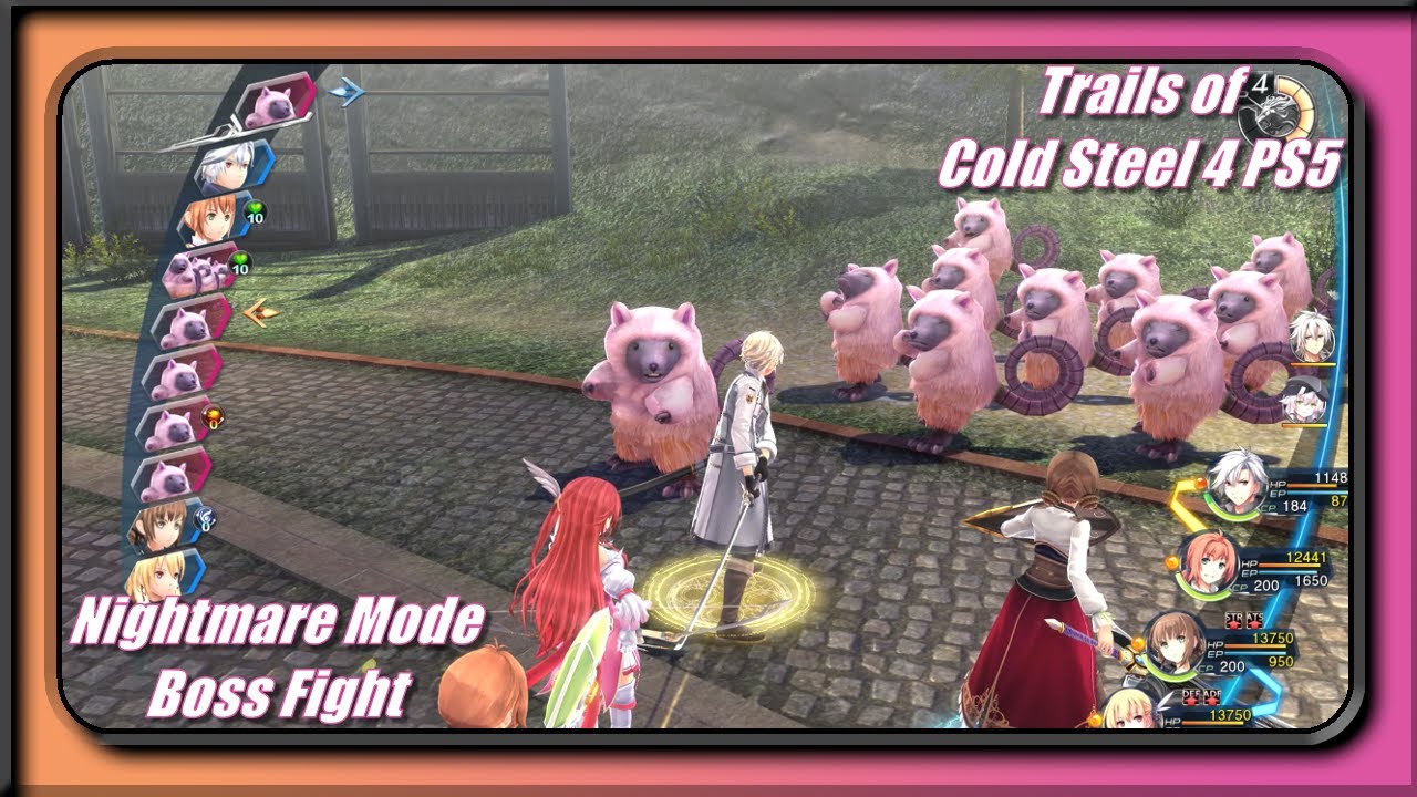 Trails of Cold Steel 4 PS5 | Nightmare Mode Boss | Creepink Squad