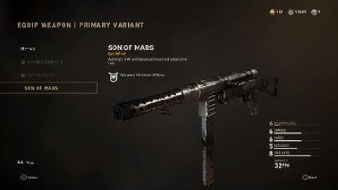 WWII Variants - MP-40: Son of Mars
