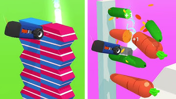 Slice It all - Very satisfying and relaxing ASMR Slicing game | Level 8271 🌈💕