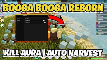Booga Booga Reborn Script Gui Hack 2023 | Auto Harvest, Auto Pickup, Kill Aura, Speed Hack *No Ads*