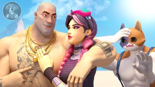 BEACH JULES MAKES MEOWSCLES JEALOUS! (Fortnite Short Film)