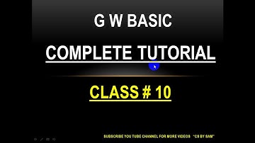 Type Conversion in GW basic & GW Basic Statement . 10th class. computer science . cs by sam