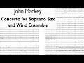 John mackey  concerto for soprano saxophone and wind ensemble 2007 w score
