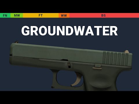 Glock-18 Groundwater - Skin Float And Wear Preview