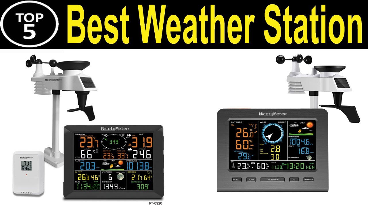 TOP 5 BEST Weather Station Review 2023 YouTube