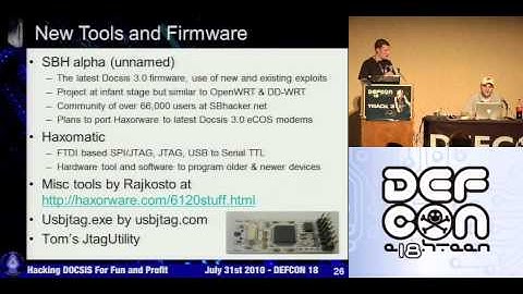 DEFCON 18: Hacking DOCSIS For Fun and Profit 2/4