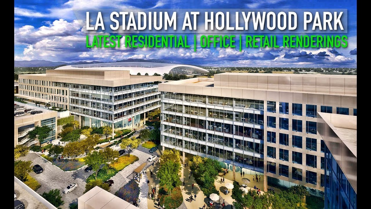 New Renderings LA Stadium at Hollywood Park | Working Living Shopping