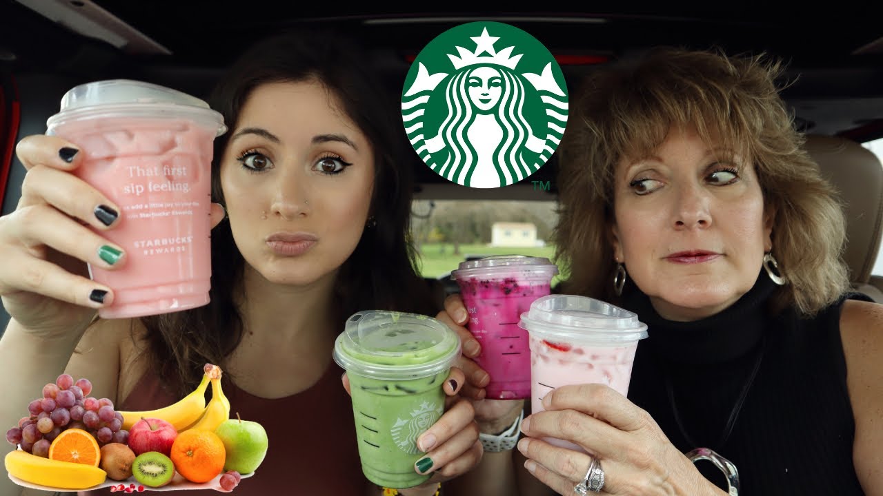 Trying and Ranking Starbucks Refreshers Vegan YouTube