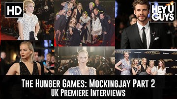 The Hunger Games Mockingjay Part 2 London Premiere Interviews (2015)