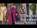 💫 Milan Street Style in November 🇮🇹: Italian Fall Fashion Trends