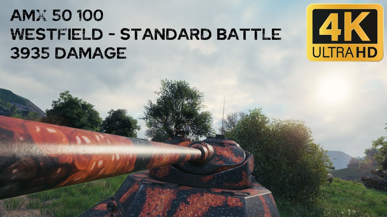 AMX 50 100 3,9k damage 1 frags on Westfield - World of Tanks