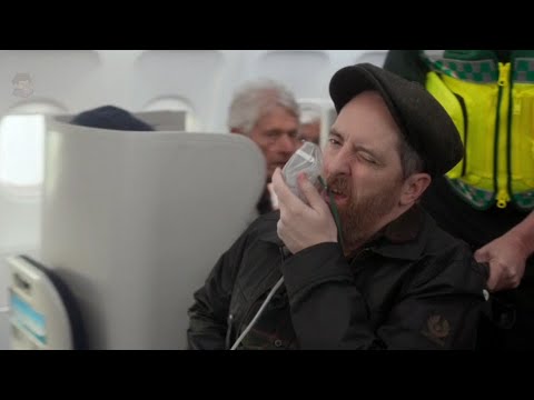 Coach Beard Fakes Medical Emergency To Get Off The Plane | Ted Lasso Season 3 Episode 12 Finale