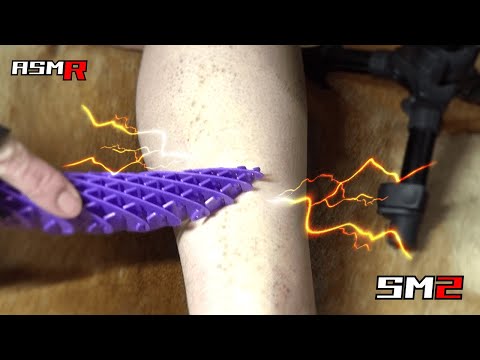【夢の中へといざなうアトピー性皮膚炎ASMR】超痒いふくらはぎ周辺をよくわからない変形するオモチャで掻く音/癒し/リラックス効果/睡眠導入/マッサージ