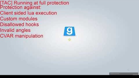 [TAC] GMOD Anti Cheat Sneak Peak