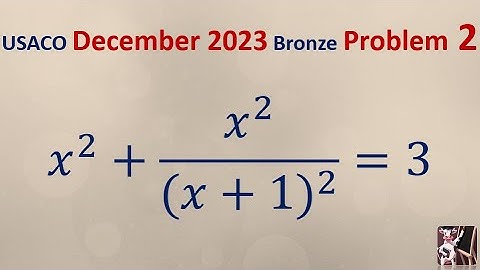 USACO December 2023 Bronze Problem 2 First Contest Course Classes Training Computing Olympiad Guide
