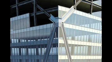 Harmon Inc Curtain Wall Installation 3D Model