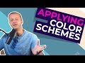 How to Apply a Color Scheme Palette to a Project