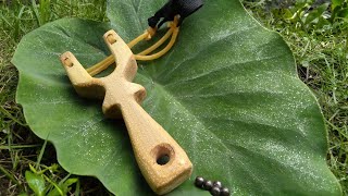 Making a Creative Unique Slingshot | dari batang bambu yang mudah #handycrafts