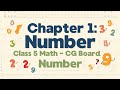 Class 5th Maths Chapter 1 Number || Class 5th cg board Chapter 1| Chapter 1 | Chapter introduction