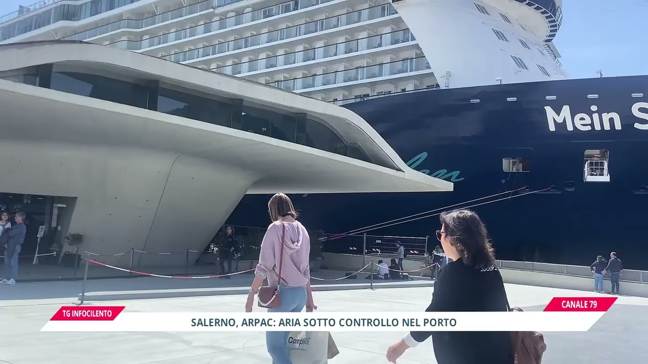 Qualità dell'aria a Salerno: i dati Arpac sulle navi da crociera