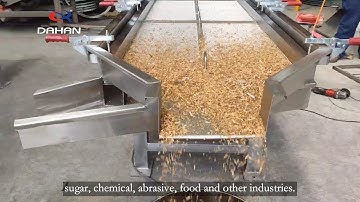 Coated sand linear vibrating screen