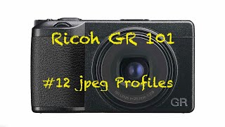 Ricoh GR 101 #12 - Jpeg Profiles