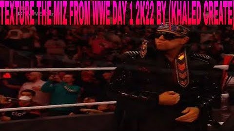 TEXTURE THE MIZ 2K22  FROM WWE DAY 1 FOR SVR 11 PSP BY (KHALED CREATE)