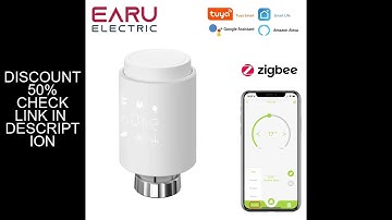 Tuya ZigBee Smart Radiator Actuator TRV Programmable Thermostatic Radiator Valve App Remote Temperat