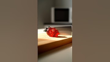 Satisfying Glass Strawberry Slicing Macro ASMR #glassfruit #macro #strawberry #ASMR #satisfying