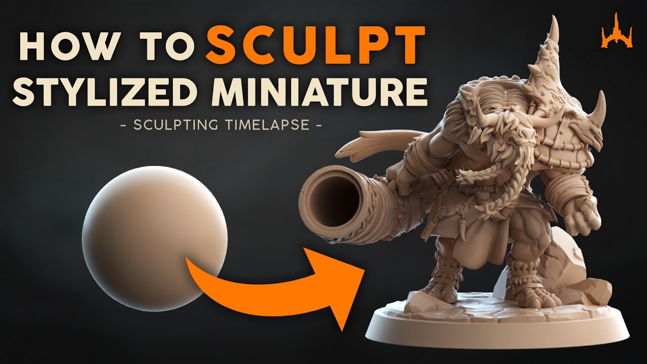 sculpting miniatures in zbrush
