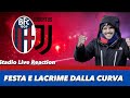 Bologna juventus 33 stadio live reaction