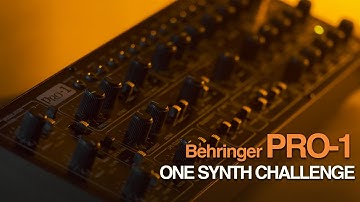 Behringer PRO-1 | #OneSynthChallenge