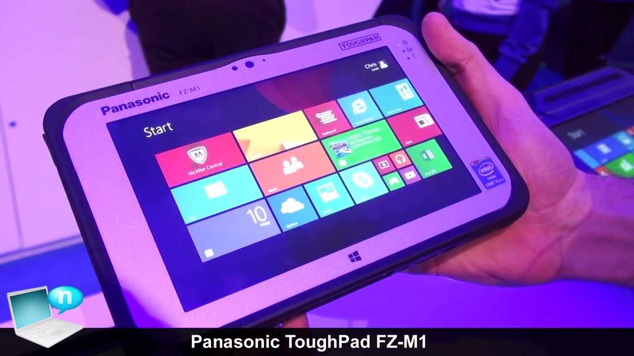 Panasonic ToughPad FZ-M1 - YouTube