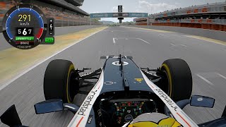 Assetto Corsa F1 2012 Maldonado Onboard Pole Lap Barcelona