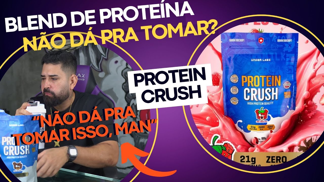 EXPERIMENTEI A PROTEIN CRUSH!! RELATO VERDADEIRO!