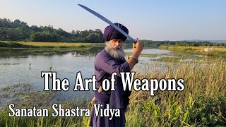 Sword Fighting The Traditional Indian Way - Sanatan Shastra Vidya With Gurdev Nidar Singh