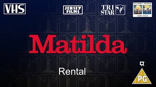 Opening to Matilda UK VHS (1997) (rental)