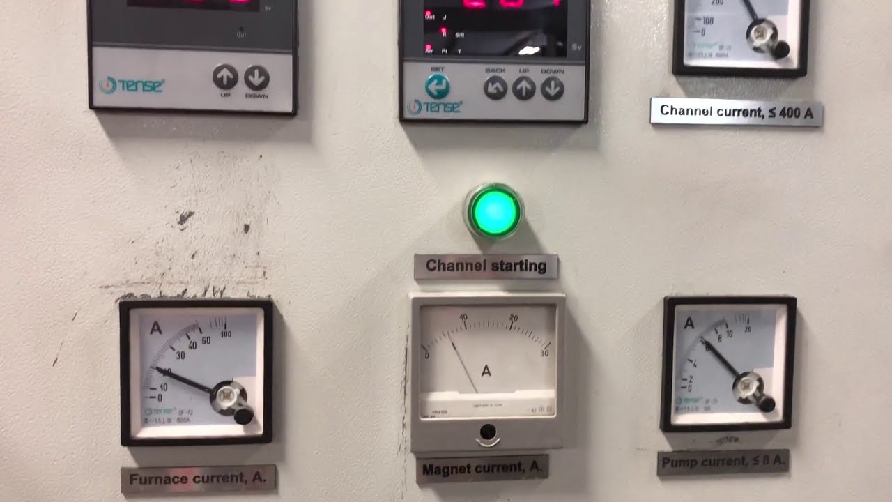 Bismuth shot production on the MHD machine - YouTube