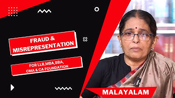 FRAUD &  MISREPRESENTATION