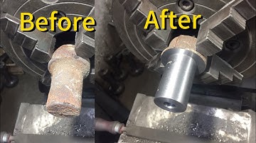 How to make headstock gulla part of lathe machine hi class lathe machine #technology #hardwork