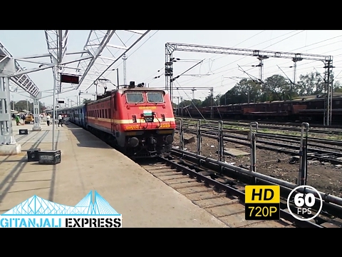 Geetanjali Express arriving at Bhusaval Junction | 720p 60 fps