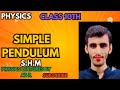 simple pendulum in detail lecture in Sindhi language by Abdul Rehman